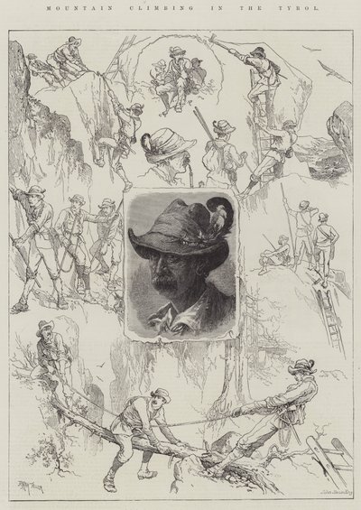 Bergbeklimmen in de Tirol door Frank Feller